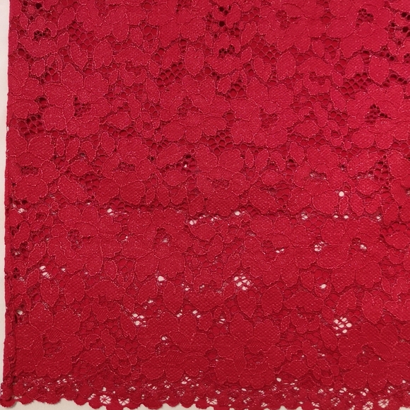Marciano Red Lace Skirt Size 0 - Picture 2 of 3